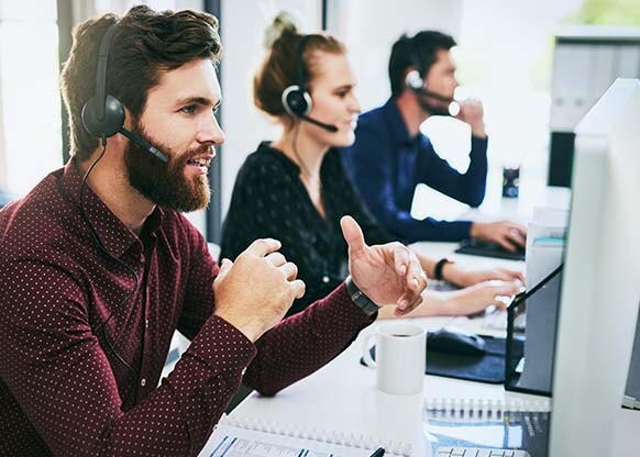 professionelles callcenter